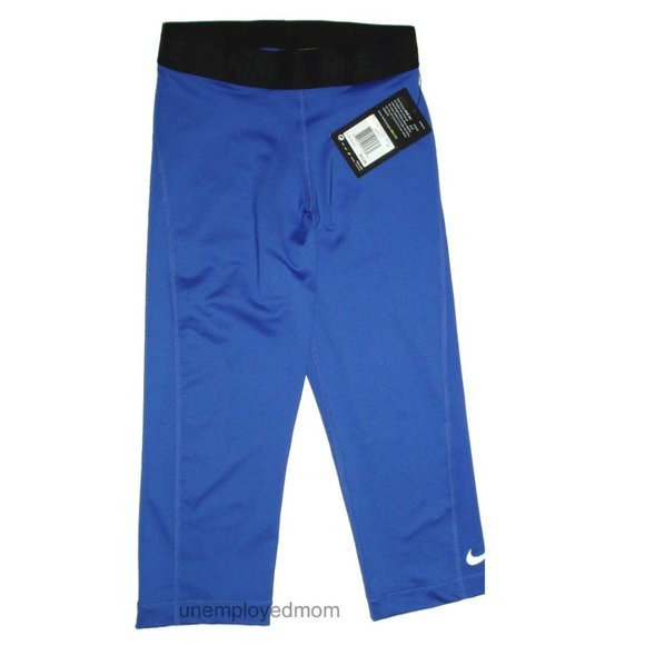 Blue Cool Victory Capri Length Leggings - Picture 5 of 10